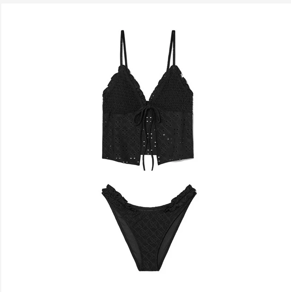 Victoria’s Sunshine Women’s Tie-Front Two-Piece Bikini Set – 11 Colors