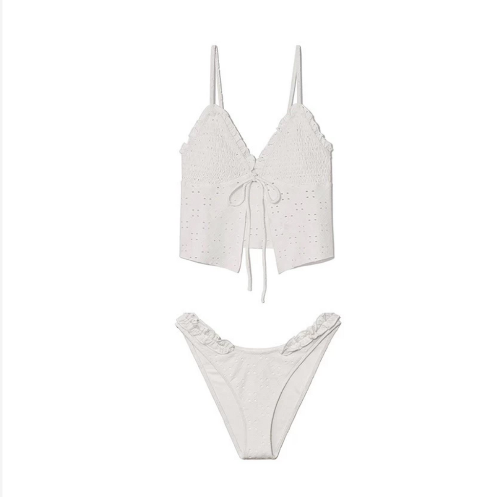 Victoria’s Sunshine Women’s Tie-Front Two-Piece Bikini Set – 11 Colors
