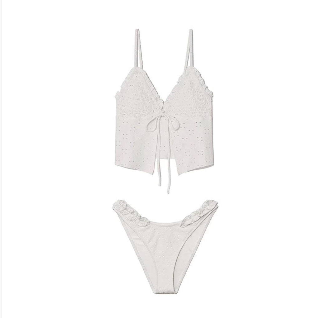 Victoria’s Sunshine Women’s Tie-Front Two-Piece Bikini Set – 11 Colors