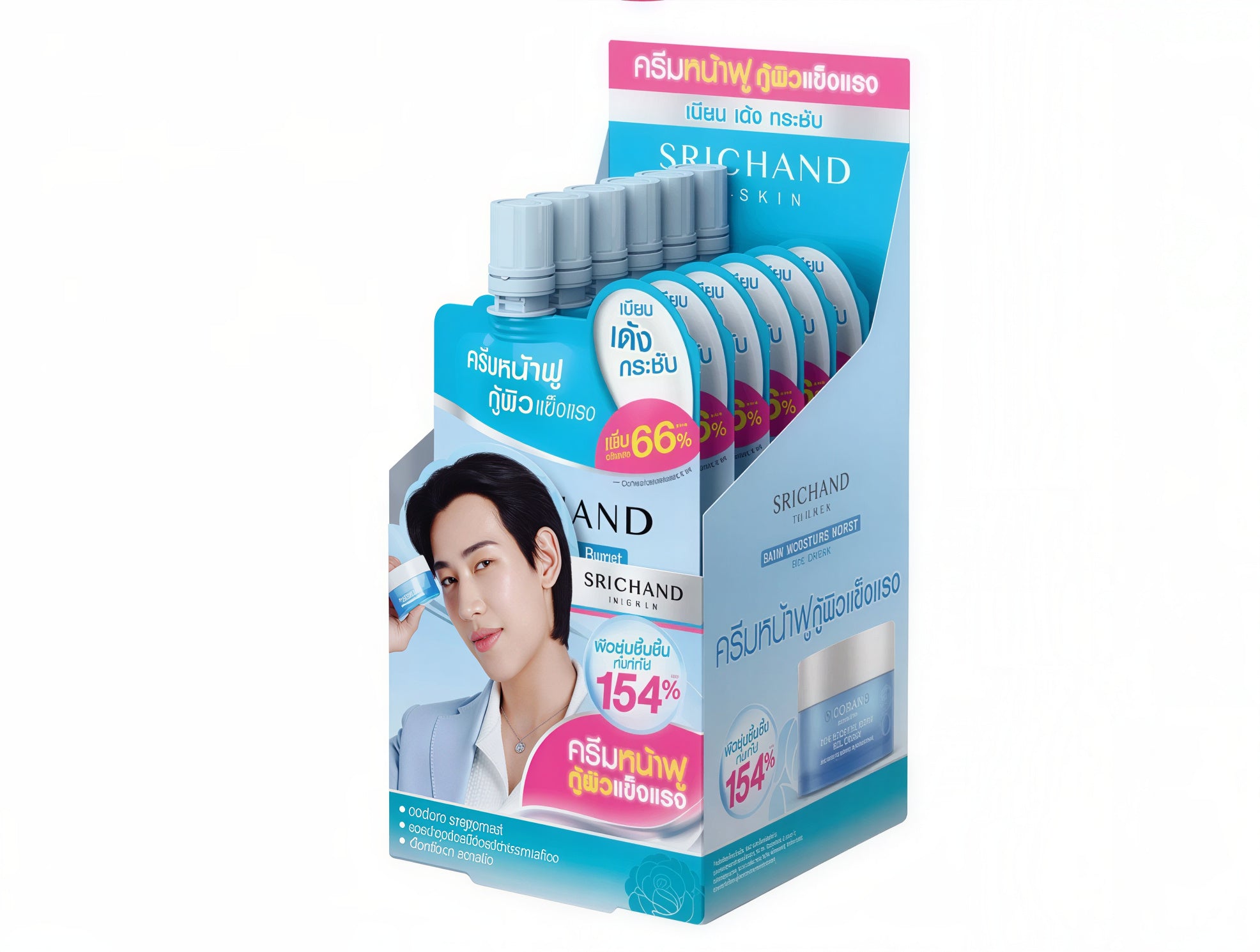 SRICHAND IN-SKIN Facial Skincare Sachet Box – 6 Sachets, 12 Formulas