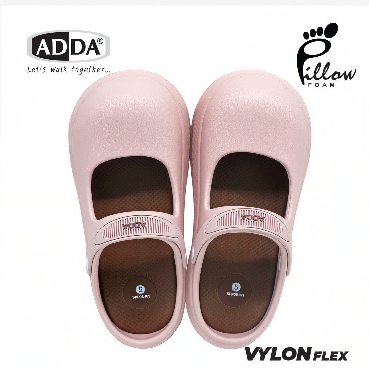 ADDA Pillow Foam Women's Platform Sandals