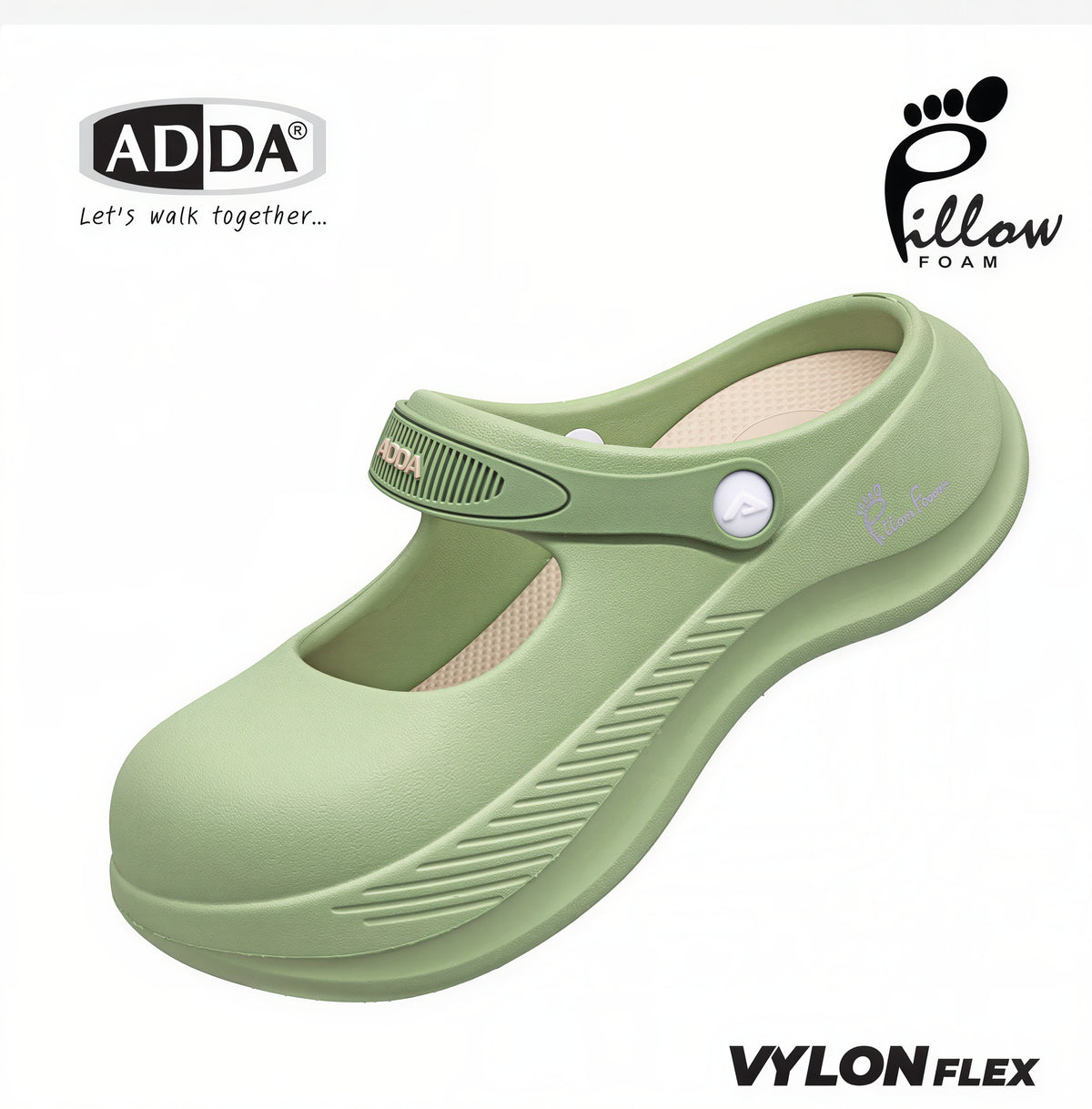 ADDA Pillow Foam Women's Platform Sandals