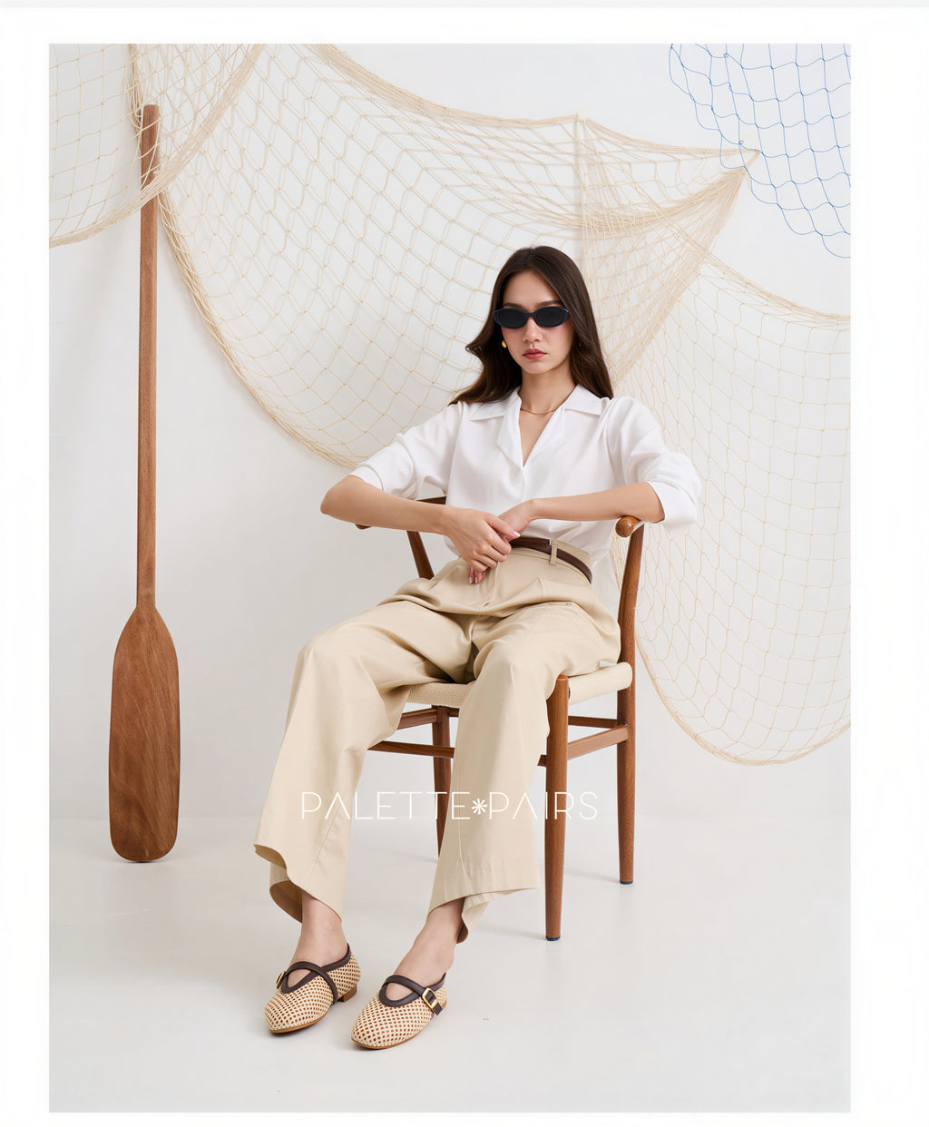 Palette Pairs Braided Mary Jane Flats – Korean Minimal Style
