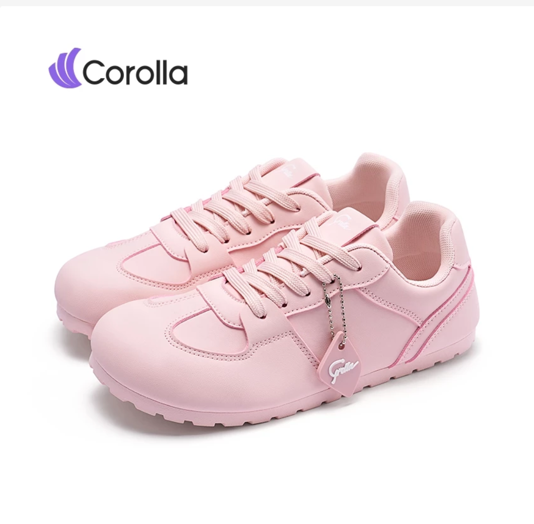 Corolla Macarons Pastel Lace-Up Casual Shoes for Women