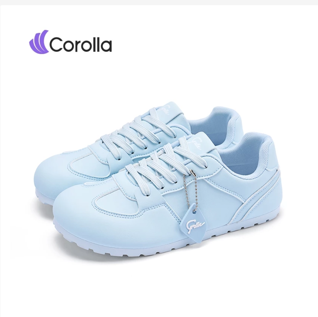 Corolla Macarons Pastel Lace-Up Casual Shoes for Women