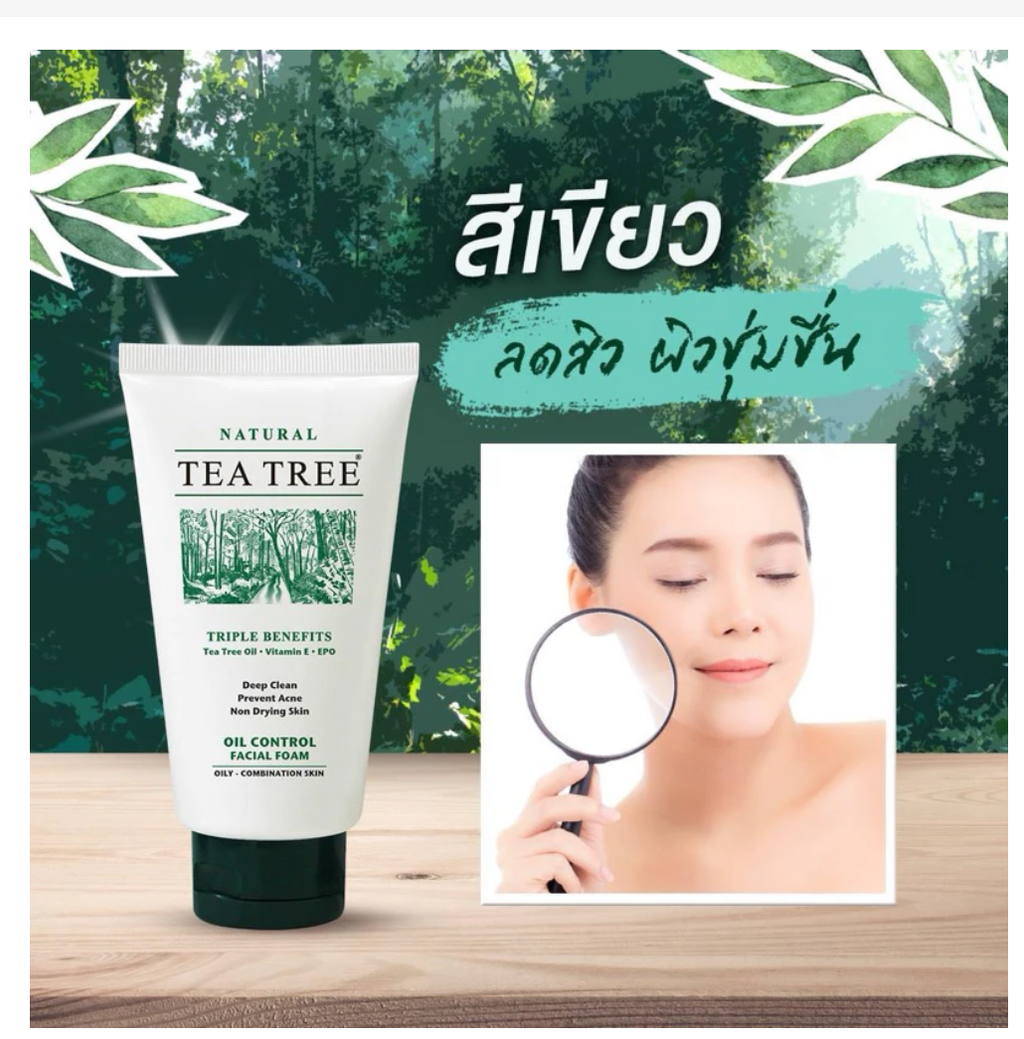 Tea Tree Facial Foam 140g – 3 Formulas