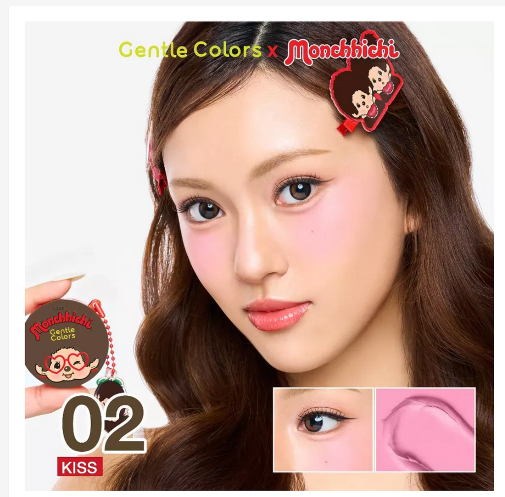 Gentle Colors x Monchhichi Soft Cream Blush & Highlighter – Choose Your Shade