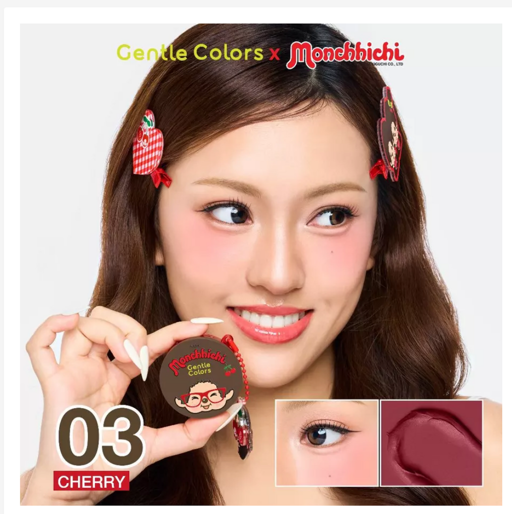 Gentle Colors x Monchhichi Soft Cream Blush & Highlighter – Choose Your Shade