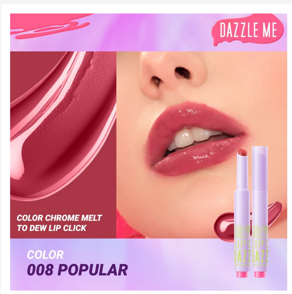 DAZZLE ME Lip Click Hydrating Gloss Lipstick SPF 25