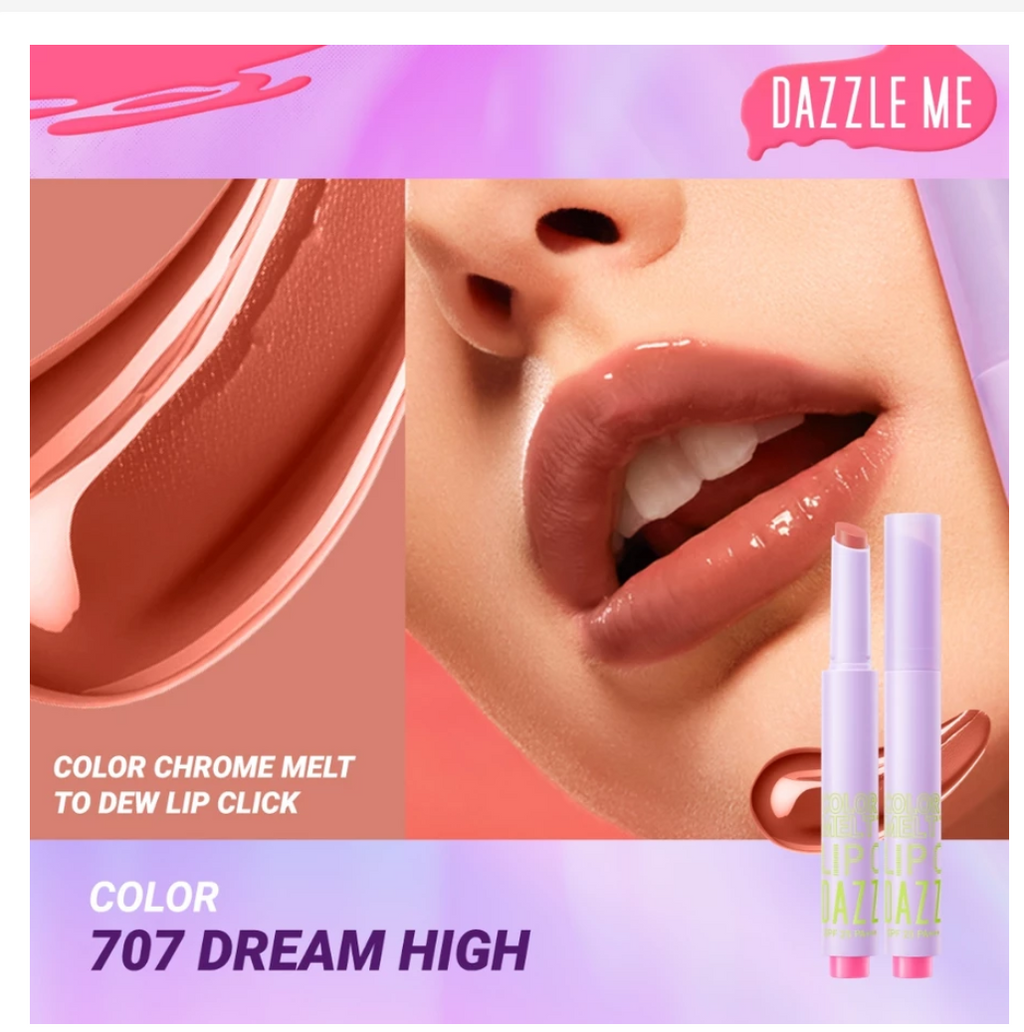 DAZZLE ME Lip Click Hydrating Gloss Lipstick SPF 25