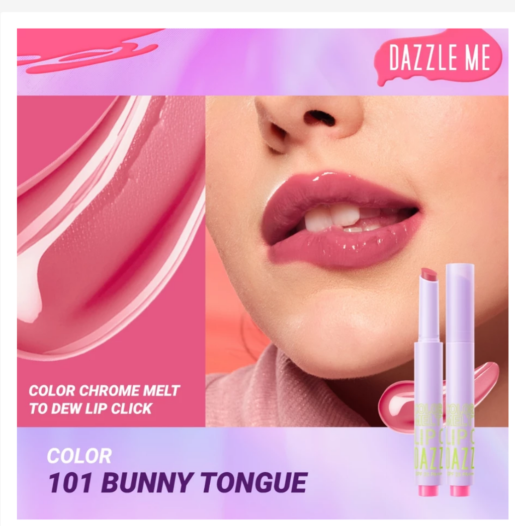 DAZZLE ME Lip Click Hydrating Gloss Lipstick SPF 25