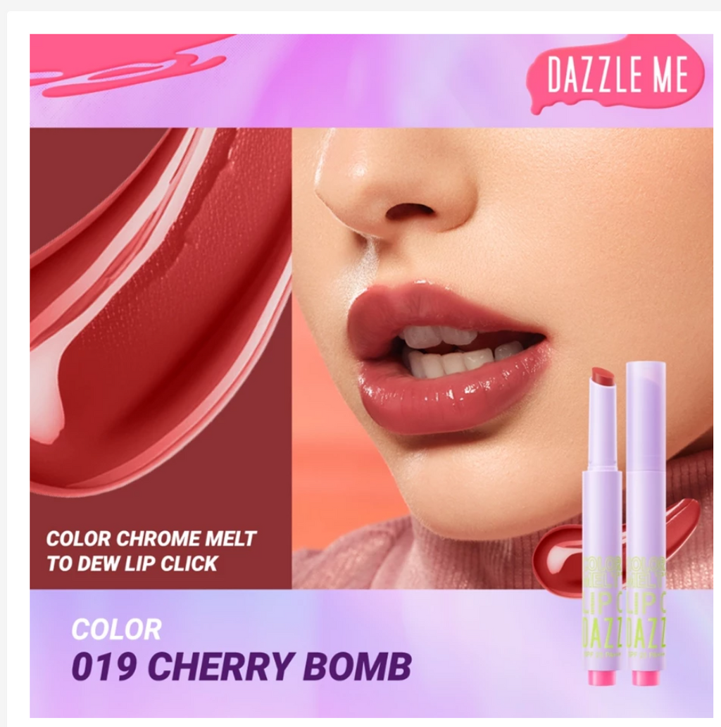 DAZZLE ME Lip Click Hydrating Gloss Lipstick SPF 25