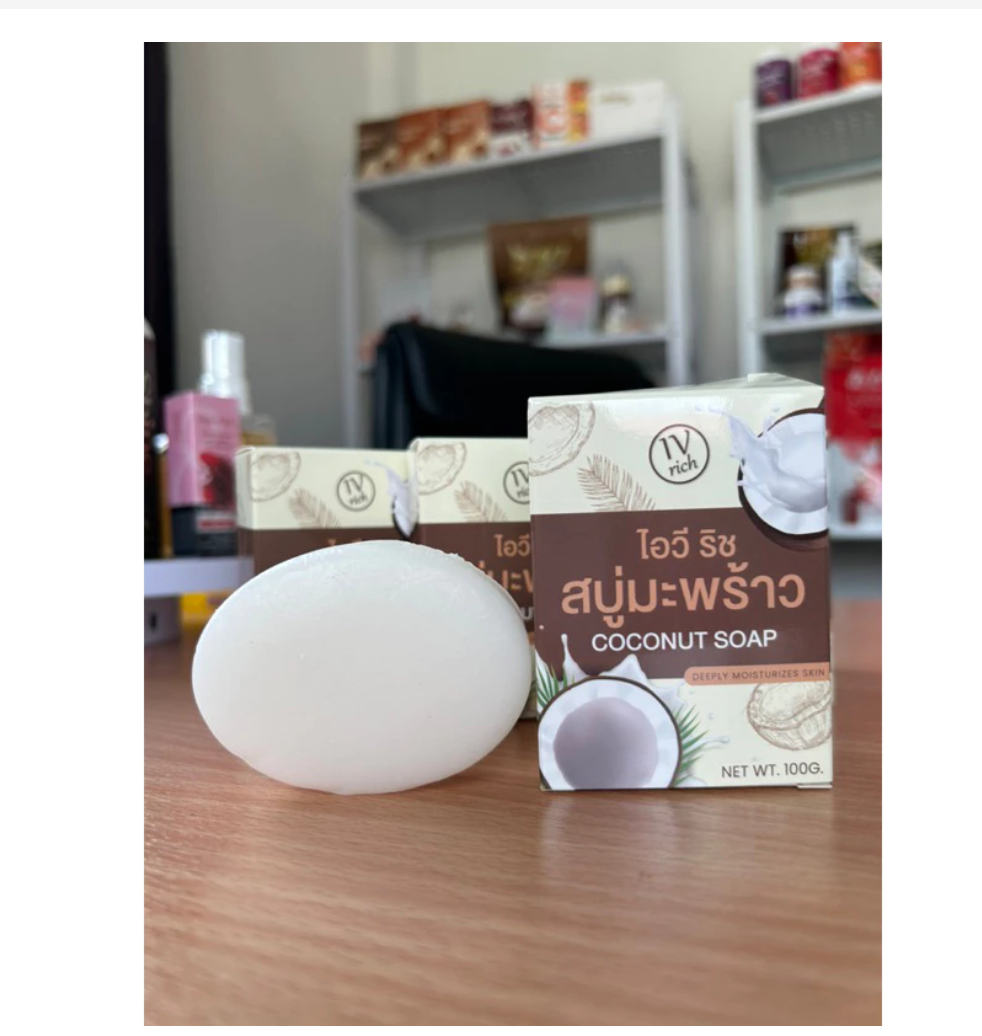 IV Rich Coconut Soap  Hydrating & Skin Refreshing Care