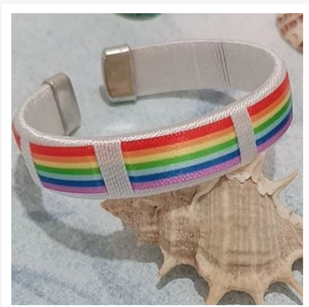 Pride Rainbow Bracelets, LGBTQ+ Wristbands & Adjustable Bracelets