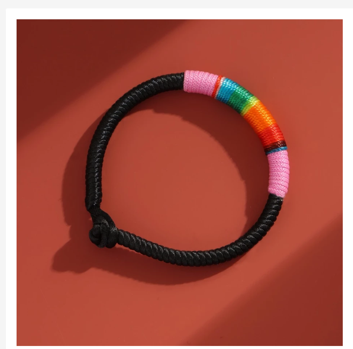 Pride Rainbow Bracelets, LGBTQ+ Wristbands & Adjustable Bracelets