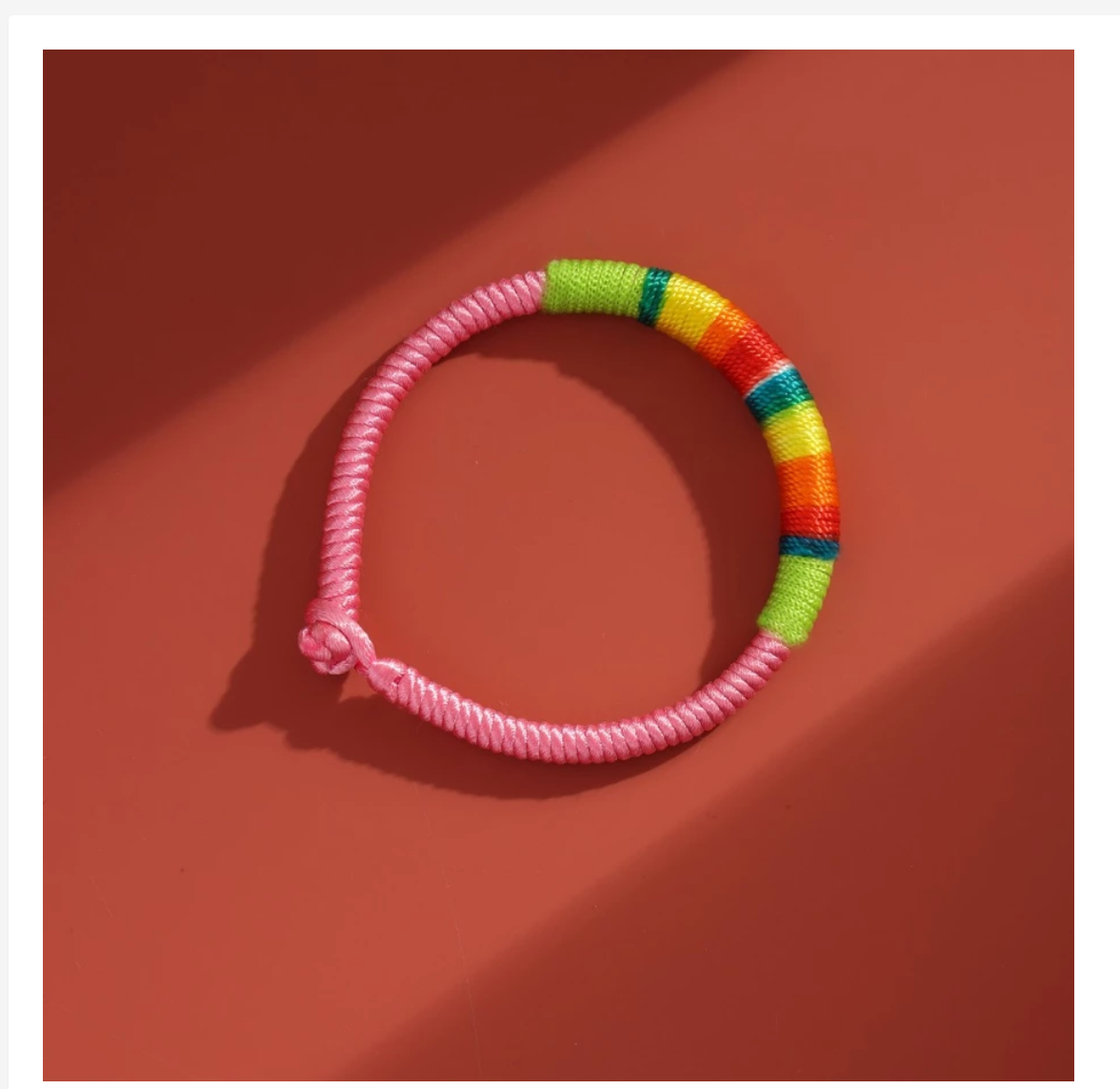 Pride Rainbow Bracelets, LGBTQ+ Wristbands & Adjustable Bracelets