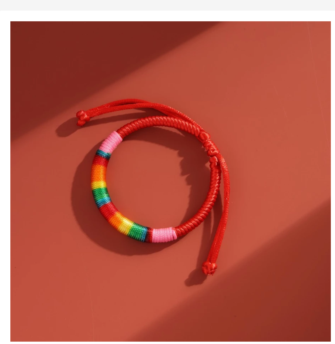 Pride Rainbow Bracelets, LGBTQ+ Wristbands & Adjustable Bracelets