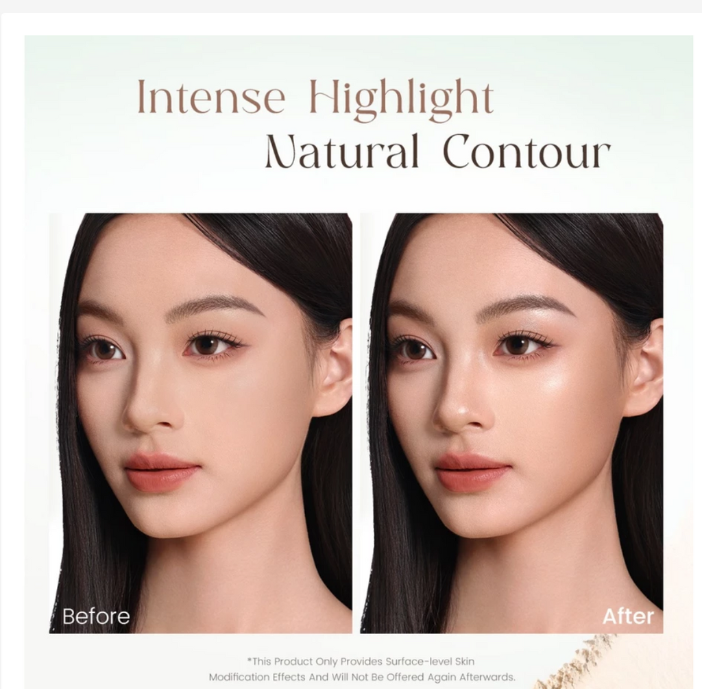 FOCALLURE Gradient Highlighter & Contour Palette, 5-Shade Face Sculpting Palette