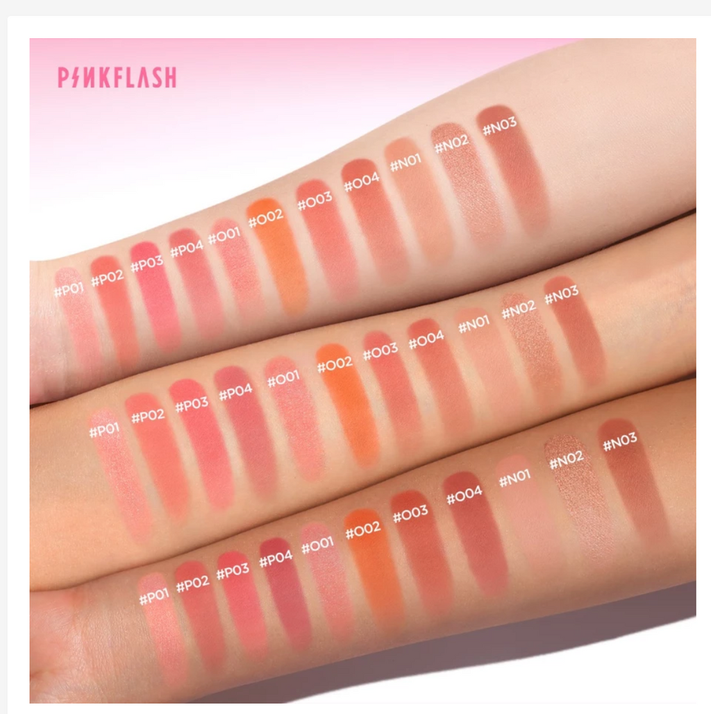 PINKFLASH OhMyHoney Blush, Soft Powder Natural Cheek Blush