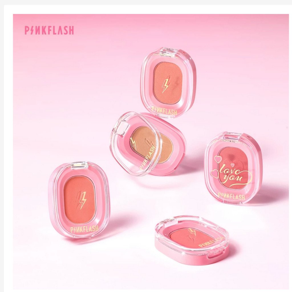 PINKFLASH OhMyHoney Blush, Soft Powder Natural Cheek Blush