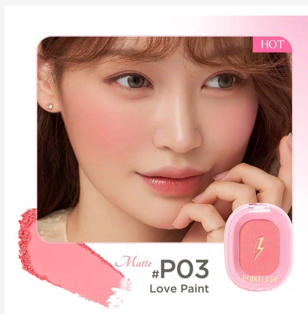 PINKFLASH OhMyHoney Blush, Soft Powder Natural Cheek Blush