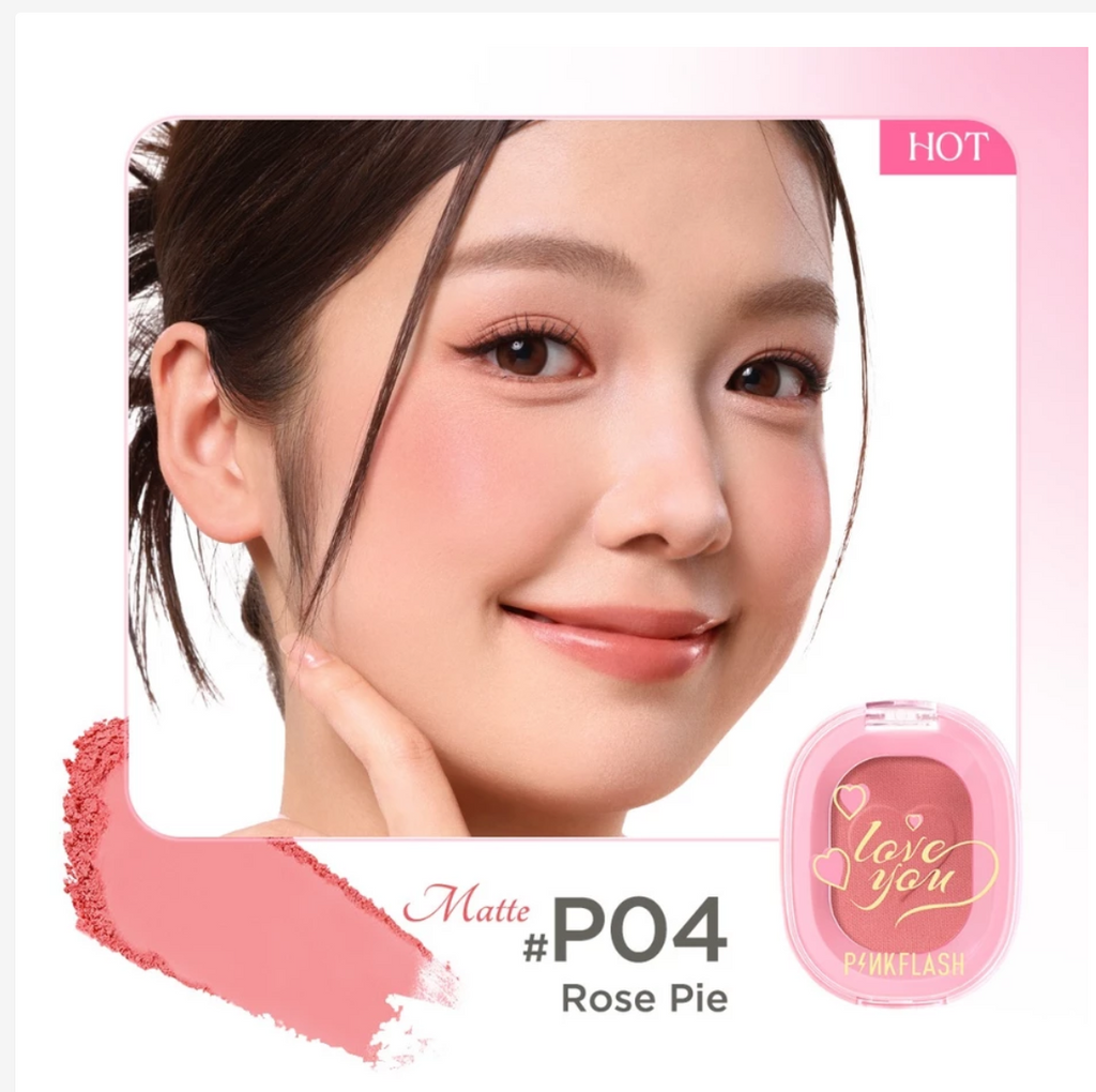 PINKFLASH OhMyHoney Blush, Soft Powder Natural Cheek Blush