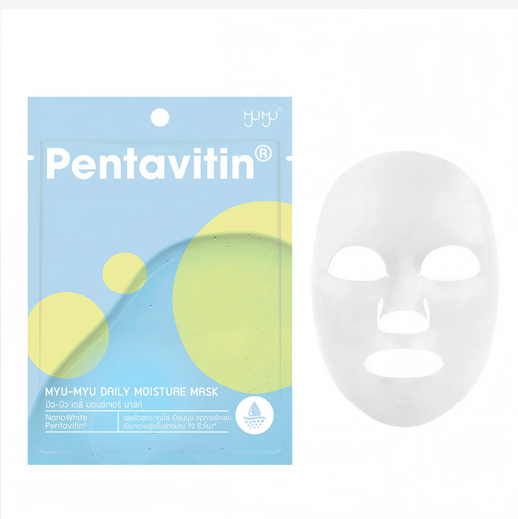 MYU-MYU Daily Facial Sheet Mask – Moisture, Acne Care, Lifting & Zinc Vitamin