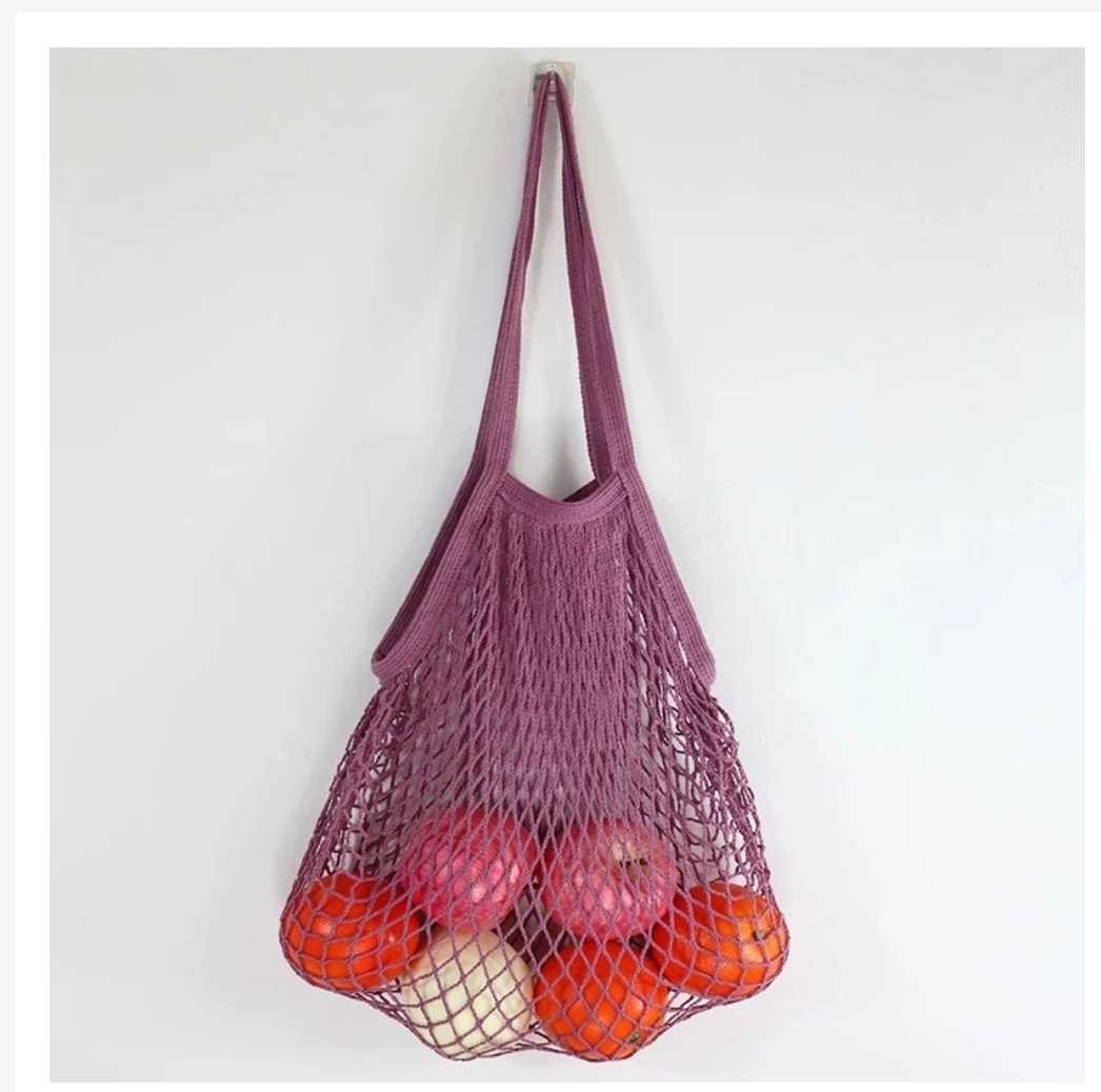 Knitted Mesh Beach & Shopping Bag – Multiple Colors