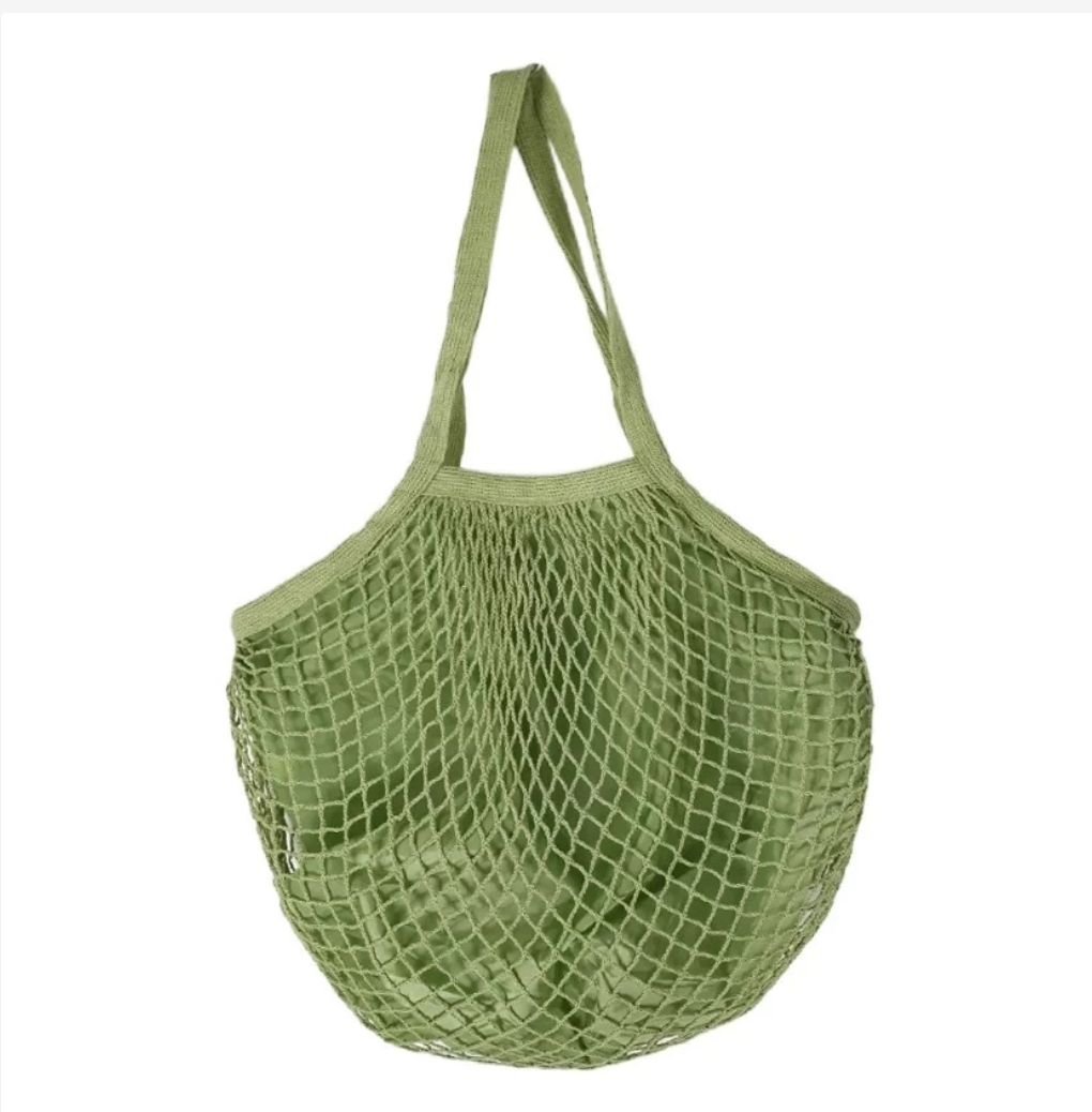 Knitted Mesh Beach & Shopping Bag – Multiple Colors