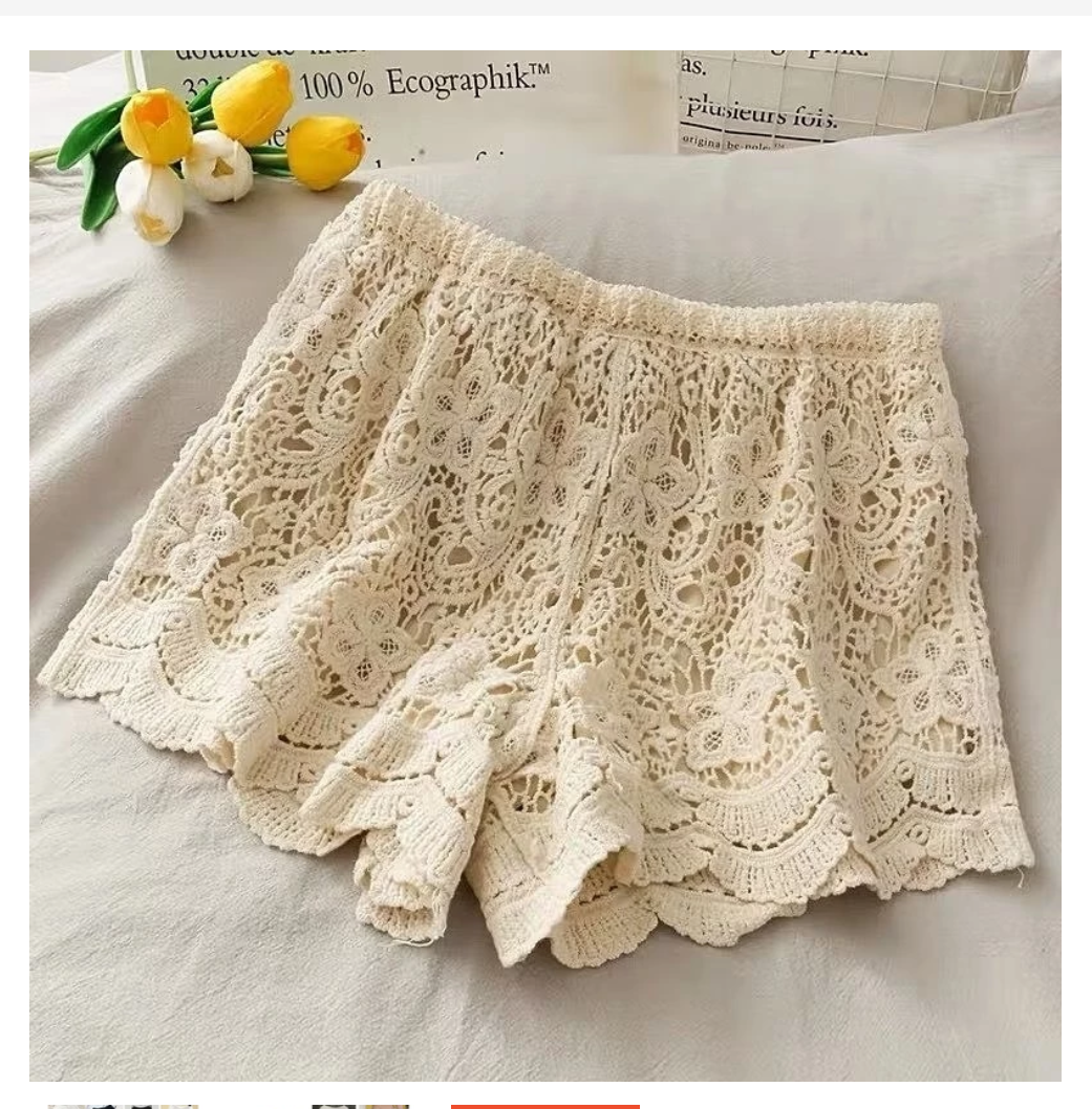 Boho Crochet Summer Shorts – Free Size, 20+ Designs