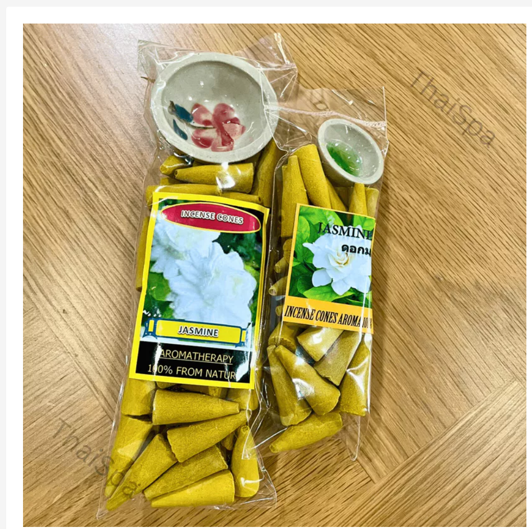 Aromatic Incense Cones with Holder – Assorted Fragrances