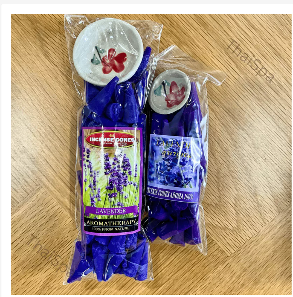 Aromatic Incense Cones with Holder – Assorted Fragrances