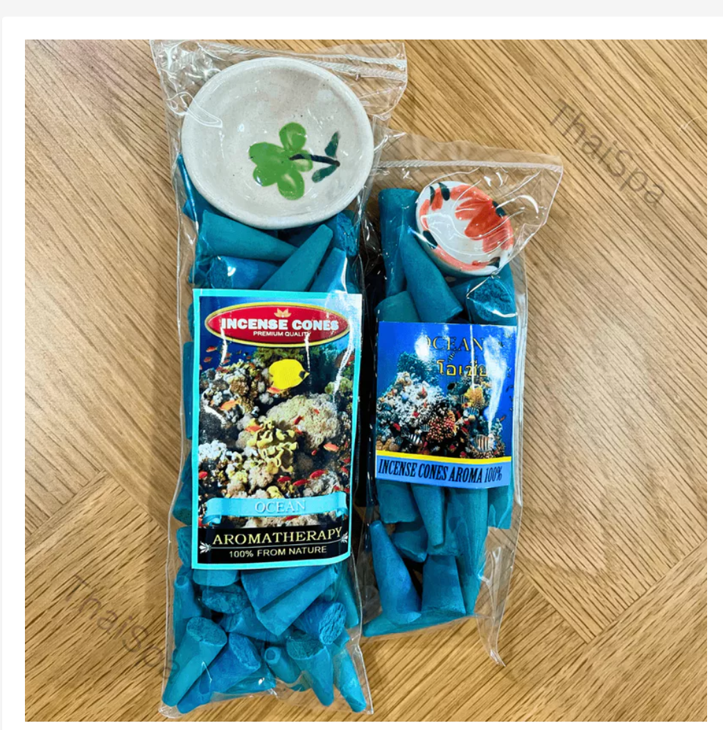 Aromatic Incense Cones with Holder – Assorted Fragrances