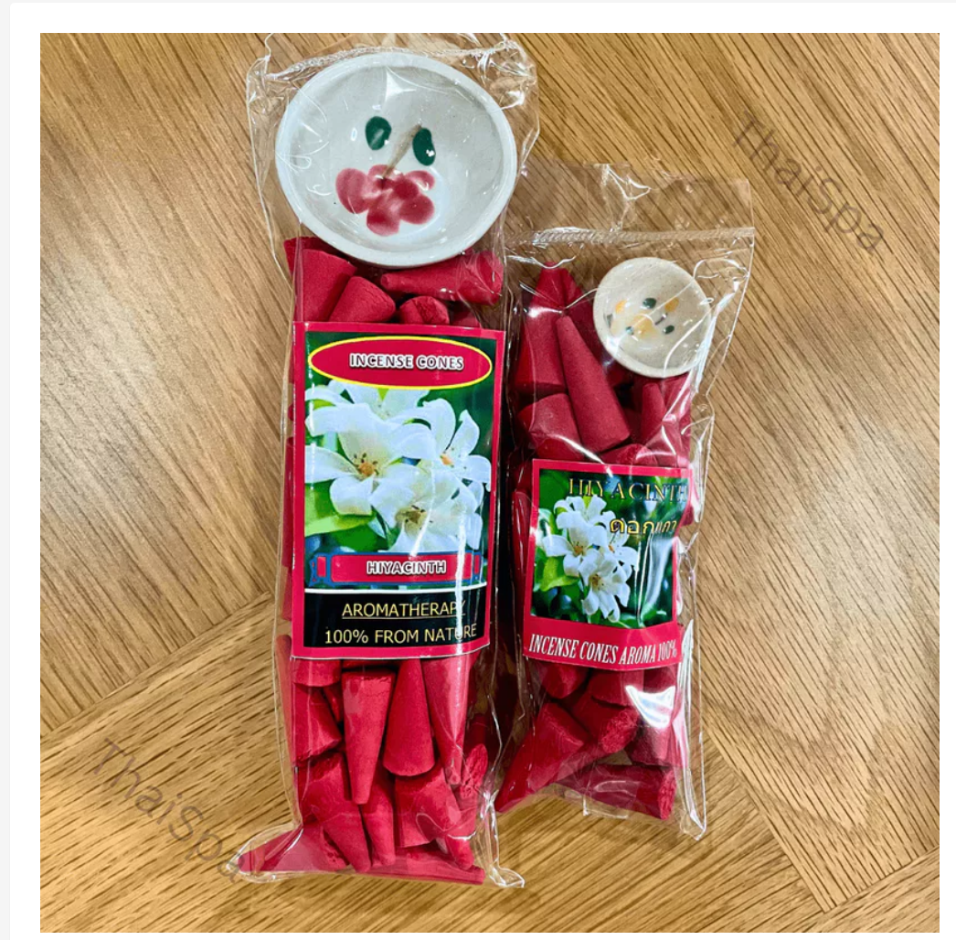 Aromatic Incense Cones with Holder – Assorted Fragrances