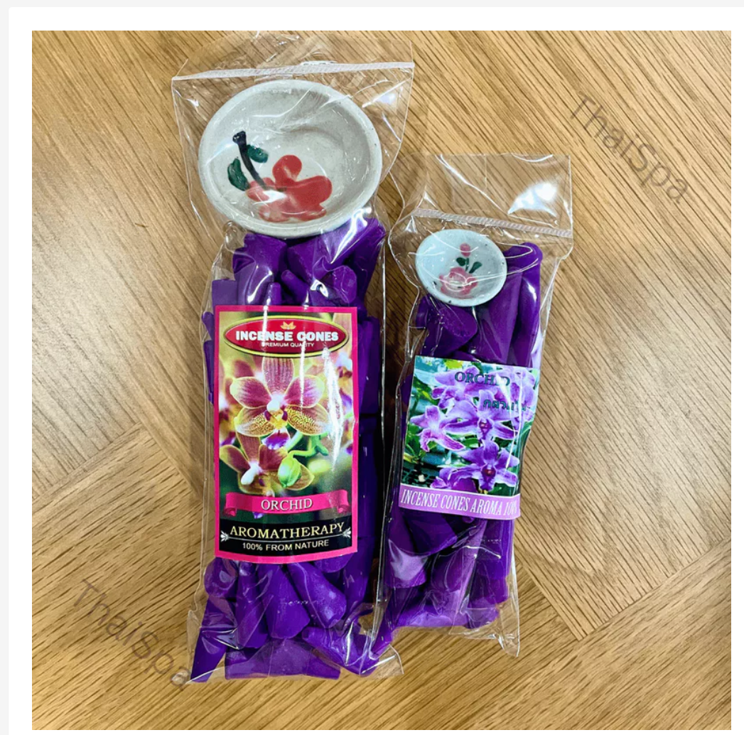 Aromatic Incense Cones with Holder – Assorted Fragrances