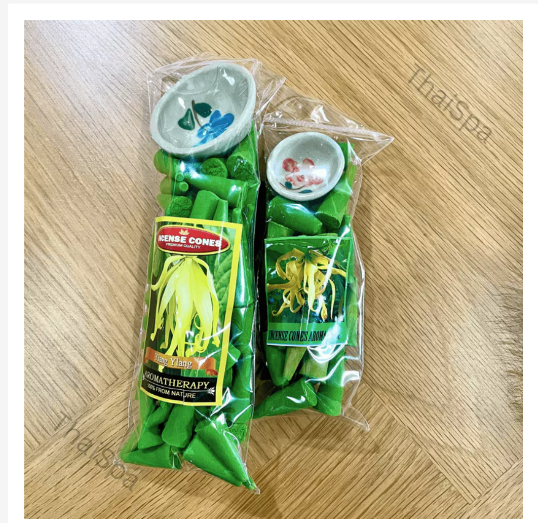 Aromatic Incense Cones with Holder – Assorted Fragrances
