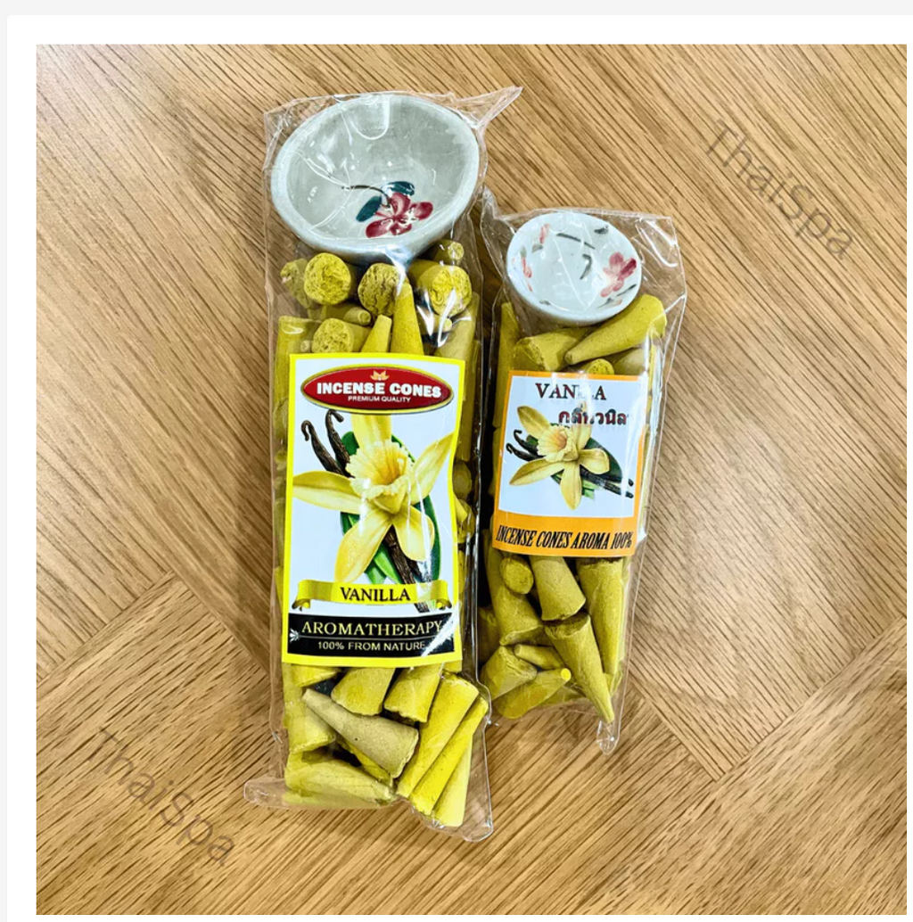 Aromatic Incense Cones with Holder – Assorted Fragrances