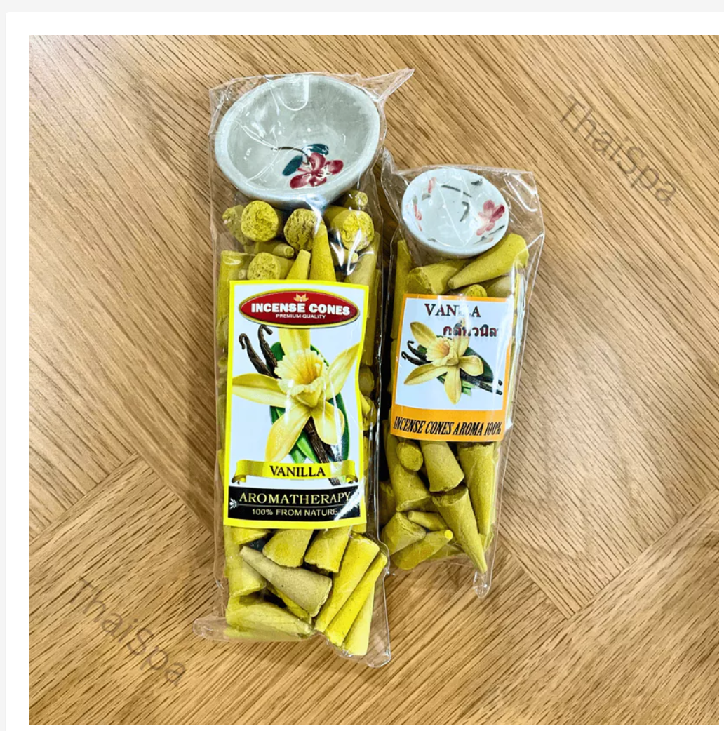 Aromatic Incense Cones with Holder – Assorted Fragrances
