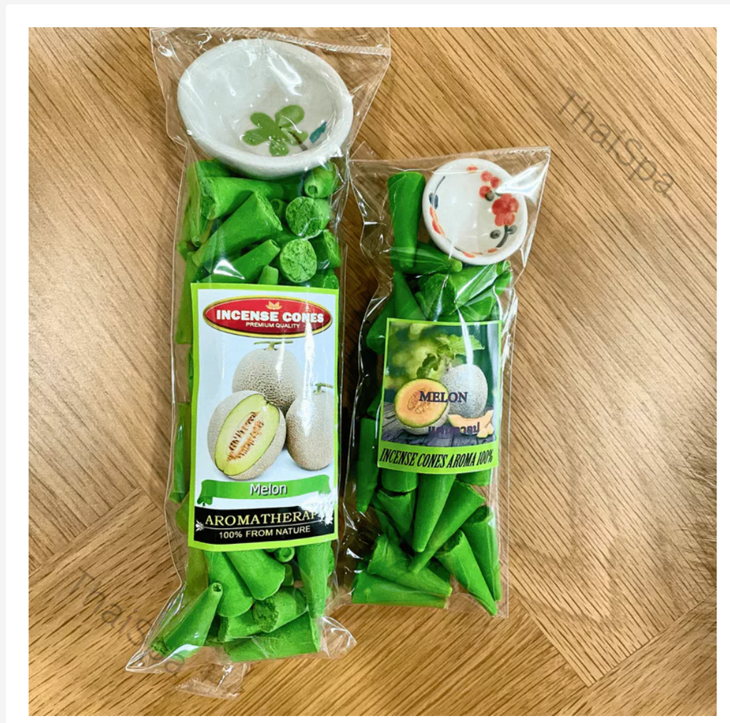 Aromatic Incense Cones with Holder – Assorted Fragrances