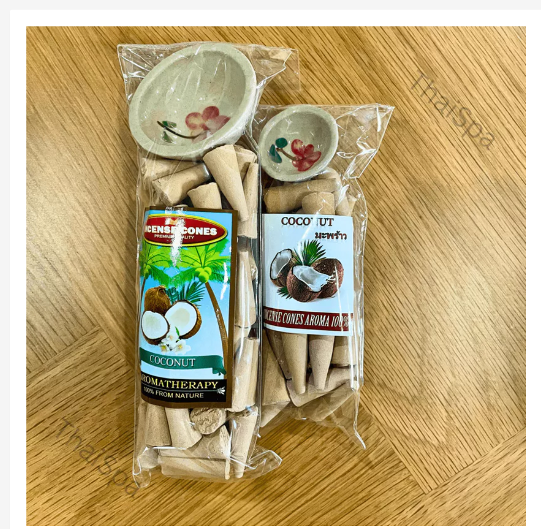 Aromatic Incense Cones with Holder – Assorted Fragrances