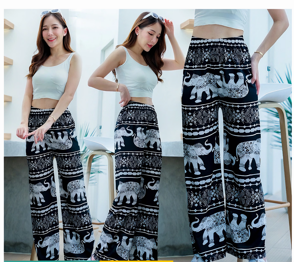 Thai Elephant Pants Lightweight Boho Comfort Pants