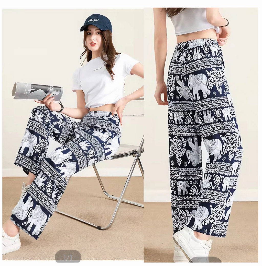 Thai Elephant Pants Lightweight Boho Comfort Pants