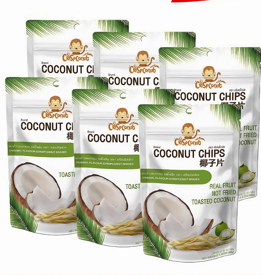 Exotic Thai Snack Gift Set Coconut Chips & Crispy Durian Bundle