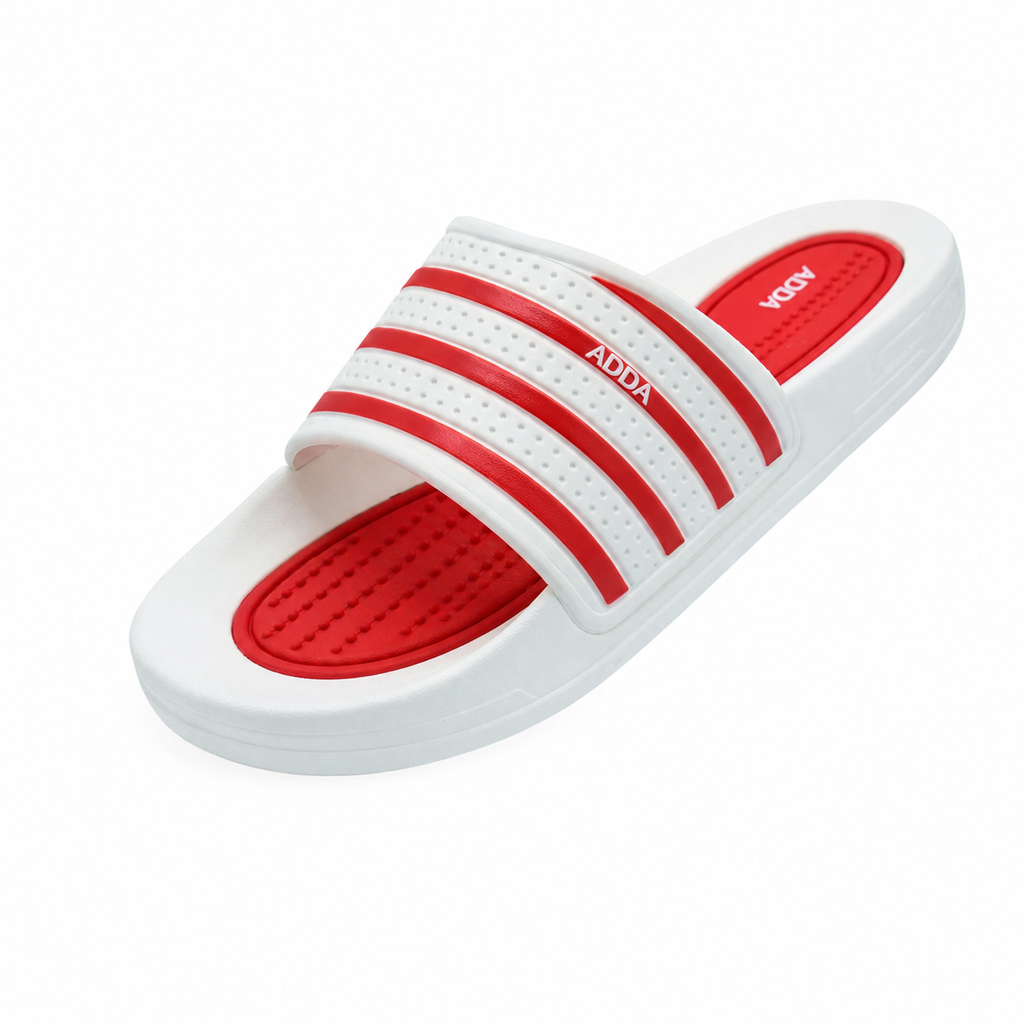 ADDA Stripe Slides  Sporty Everyday Comfort