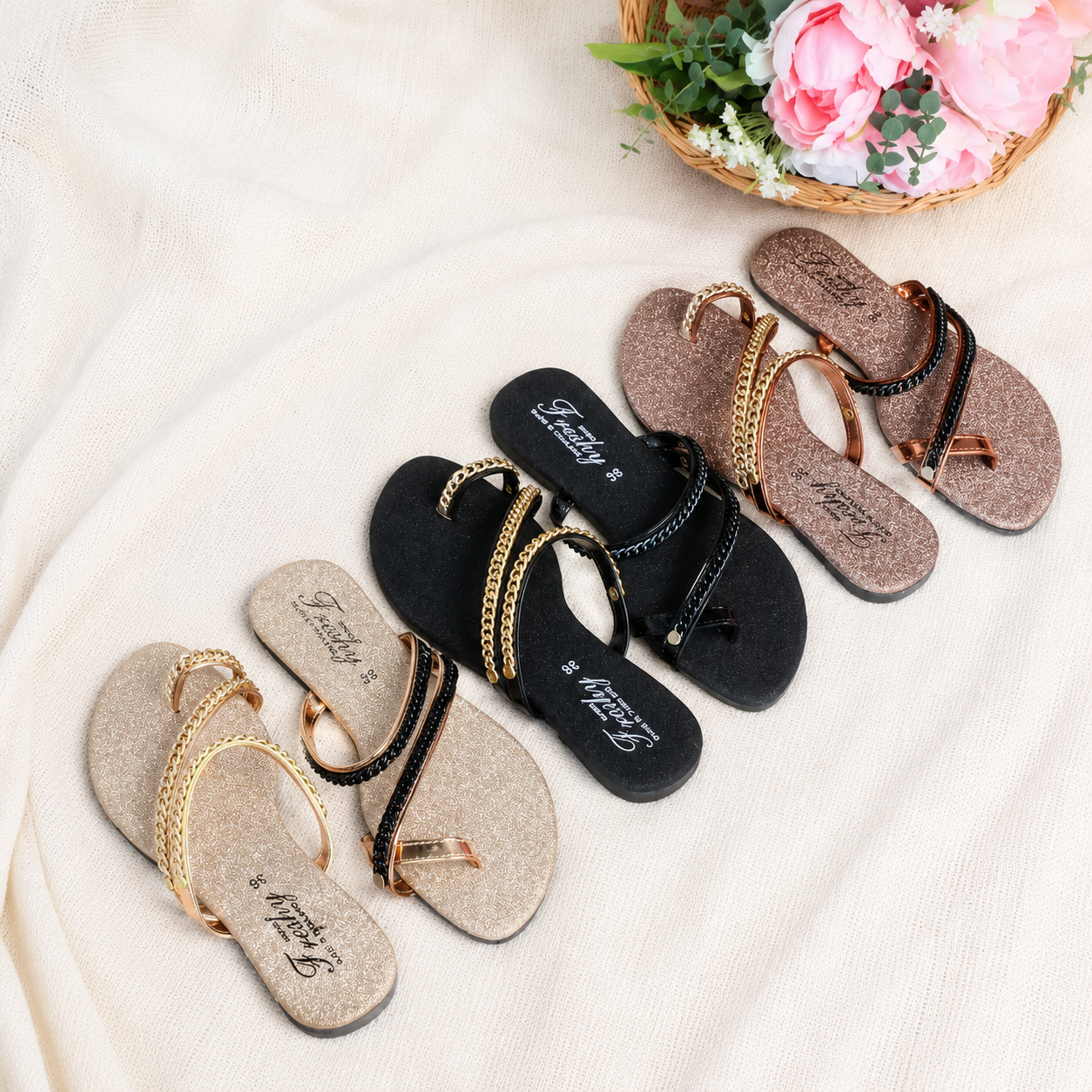 Women’s Glitter Flip Flops  Sparkling Summer Style