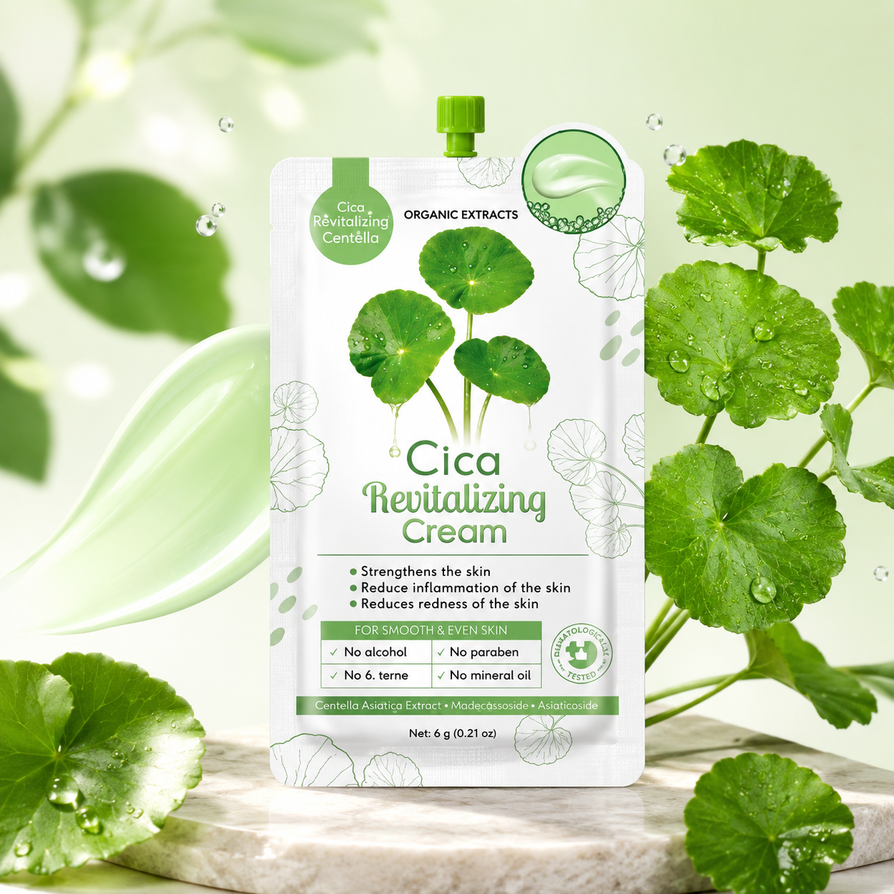 Cica Revitalizing Cream with Centella Asiatica  Soothing & Barrier Support