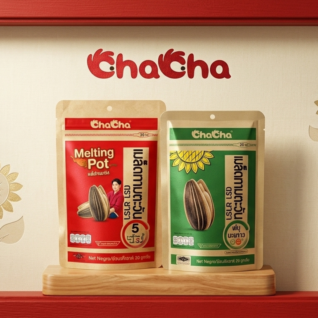 Chacha Flavored Sunflower Seeds Asian Snack 72g