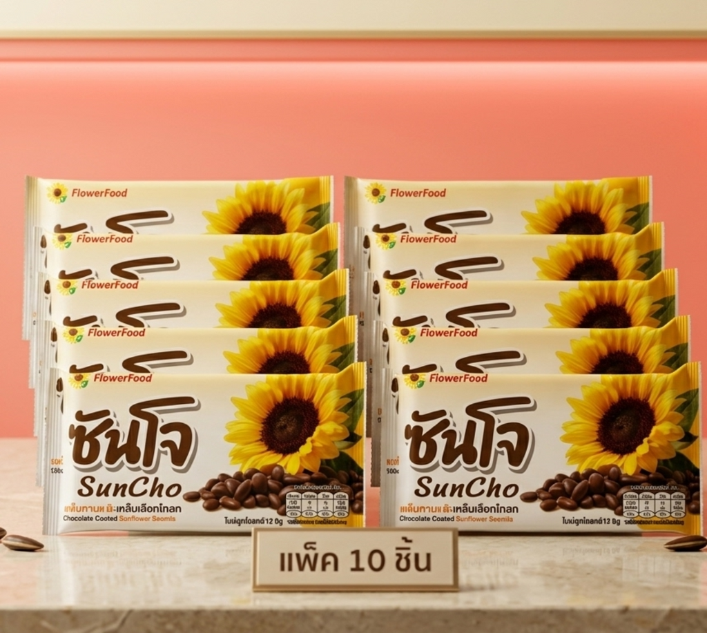 Chocolate Coated Sunflower Seeds Snack Pack 10 Mini Packs