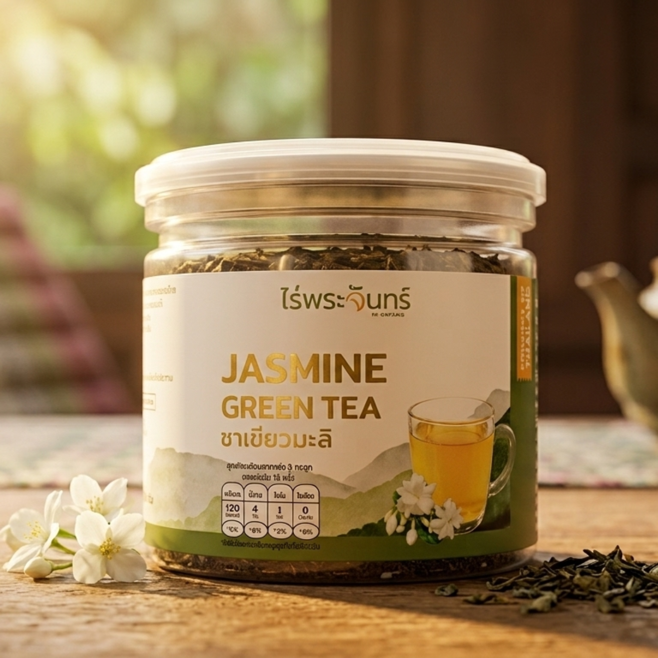 Rai Phra Chan Authentic Thai Jasmine Tea – Natural Jasmine Flower Tea