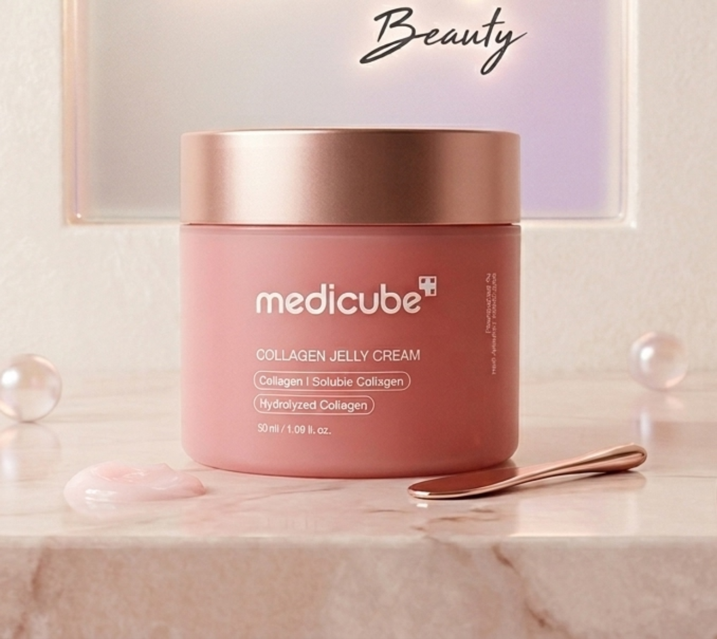 MEDICUBE Collagen Jelly Cream, Korean Jelly Cream for Firm, Radiant Skin